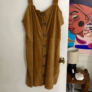 Fall light brown dress
